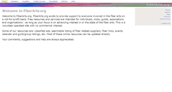 Desktop Screenshot of fiberarts.org