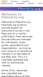 Mobile Screenshot of fiberarts.org